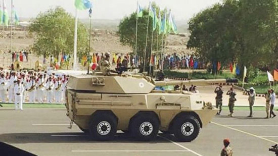 Djibouti parades Chinese tank destroyer